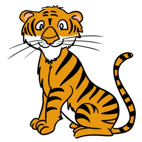 Cool Tiger Pictures Cartoon Clipart Best