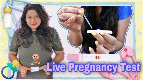 Live Pregnancy Test Sharing The Actual Preganancy Test Video With You All
