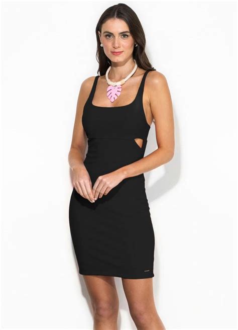 Vestido Curto Preto Colcci