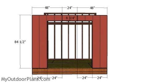 General purpose access panel 8x8 $ add to quote autorenew. 8x10 Lean to Shed Plans | MyOutdoorPlans | Free ...