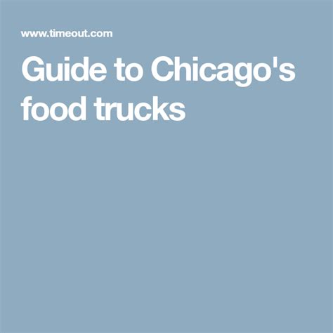 We did not find results for: Guide to Chicago's food trucks (With images) | Food truck ...