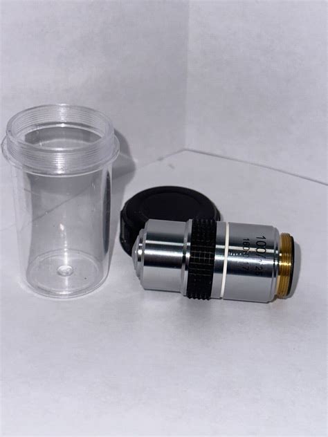 Amscope 100x Achromatic Objective Lens For Compound Microscopes Used