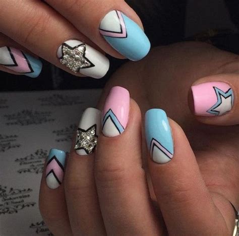 60 Geometric Nail Art Ideas Nenuno Creative