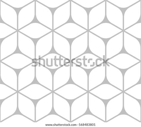 Editable Seamless Geometric Pattern Tile Interesting Stock Vector