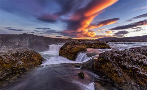 Godafoss The Devine Waterfall Iceland