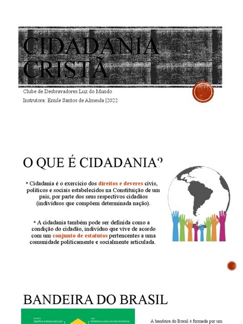 Cidadania Cristã Pdf Brasil Cidadania