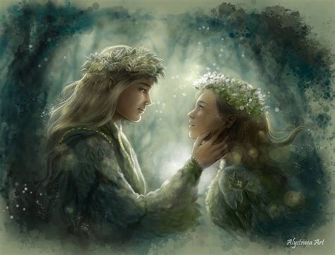 Thranduil And His Wife By Alystraea On Deviantart Thranduil Tolkien