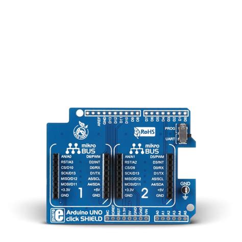 Arduino Uno Click Shield Mikrobus Host Sockets Extension For Arduino