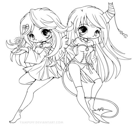Chibi Coloring Pages Cute Coloring Pages Anime Coloring