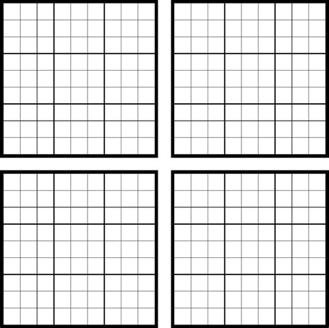 Free Sudoku Blank Pdf 1 Pages Sudoku Printable Sudoku Printables