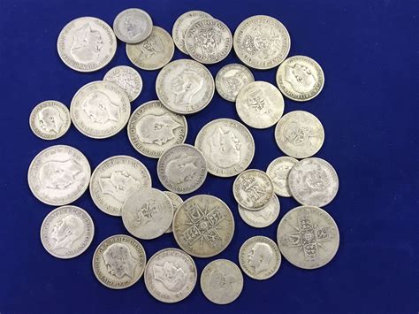 200 Grams Of British Silver Coins Assorted Denominations Auction Kings