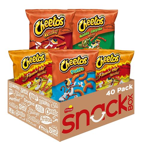Buy Cheetos Cheese Flavored Snacks Variety Pack Pack Of 40 Fado168