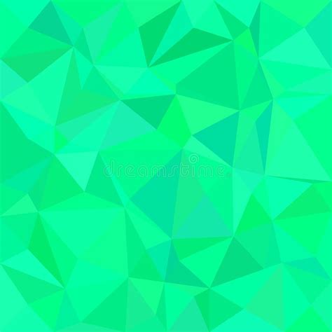 Green Irregular Triangle Tiled Background Vector Illustration From