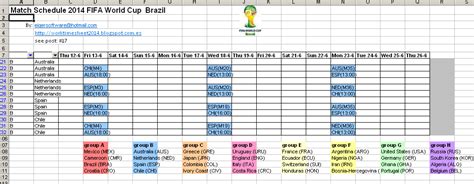 Excel Examples For Your Work Sports And More May 2014
