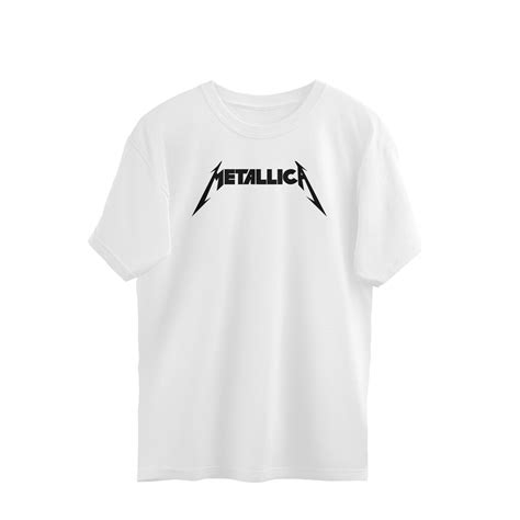 Metallica Oversized T Shirt Light Colours Wittee