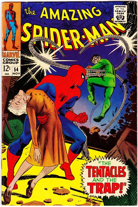 Amazing Spider Man 54 1st Series 1967 November 1967 Marvel Comics Grade Vgf Amazing Spider