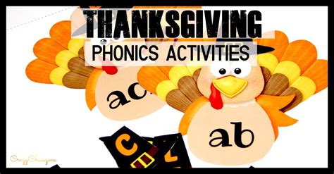 Thanksgiving Phonics Activities For Kindergarten