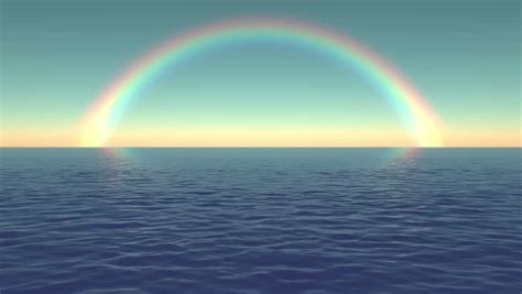 Tropical Rainbow Ocean Waves Travel Loopable 1080p Tropical Rainbow