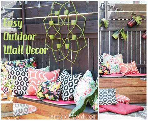 Easy Outdoor Wall Decor Made By Carli