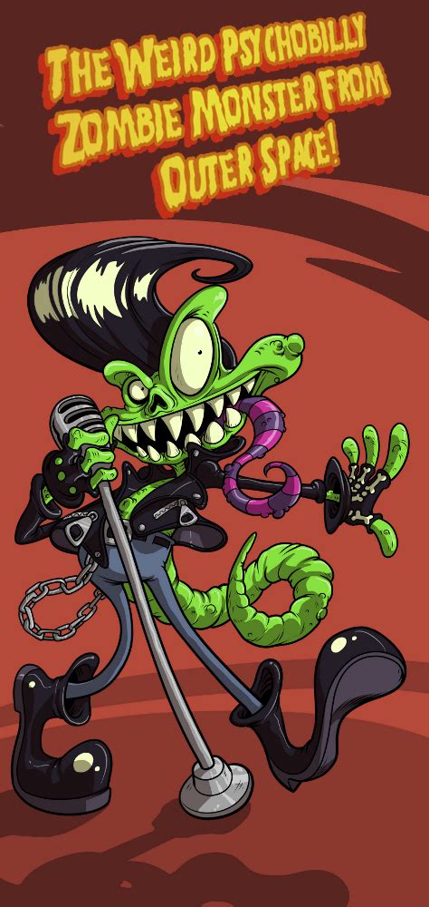The Weird Psychobilly Zombie Monster From Outer Space — Weasyl