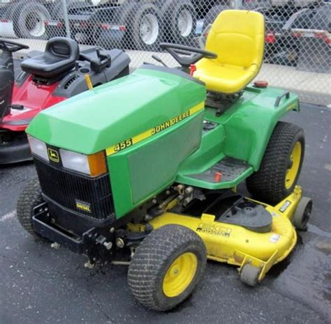 John Deere 455 Lawn Tractor 589 Hours All Wheel Steer Liquid Cooled