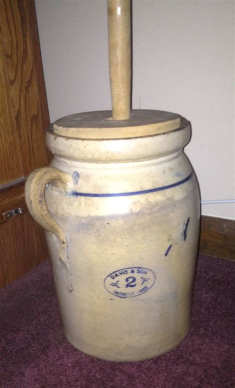 Pin By Lisa Elifritz On Stoneware Identification Antique Butter Churn Antique Crocks