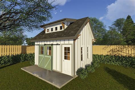 Modern Farmhouse Shed With Shed Dormer 623013dj Architectural