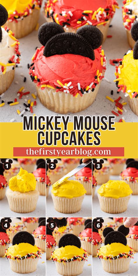 Easy Mickey Mouse Cupcakes The First Year