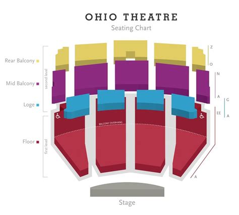 Palace Theater Columbus Seating Chart With Seat Numbers