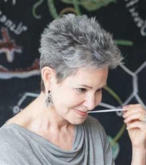 Learning how to deal with short thick hair is an art. 20 Best Ideas of Short Haircuts For Coarse Gray Hair