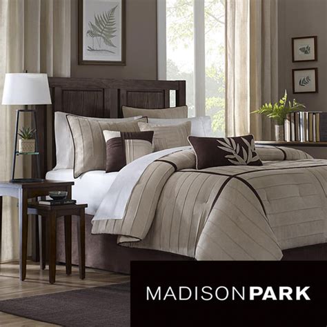 You certainly want to have a new comforter bed set to get better quality sleep than usual. Madison Park Dune Beige/Brown 7-piece Contemporary ...