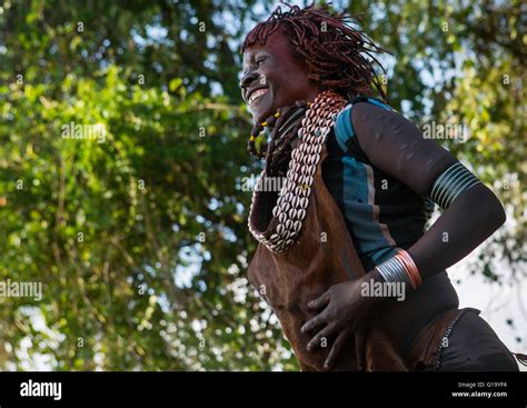 Hamer Tribe Women Dancing During A Bull Jumping Ceremony Omo Valley