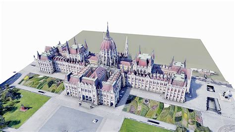 Hungarian Parliament Buildingmapscan 3d Model By Sensiet Asensio