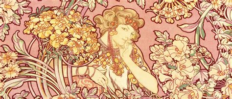 Historic Art Nouveau Wallpaper Wallpapersafari