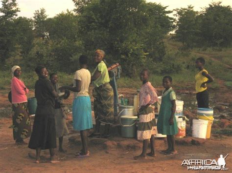 Village Women Getting Water