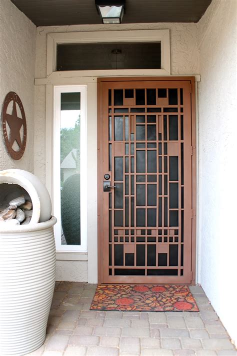 Metal Door Design For Home Security Doors Door Screen Steel Metal