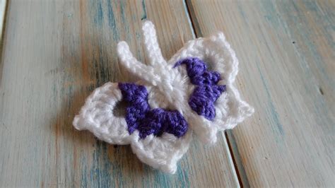How To Crochet A Butterfly Version 4 Youtube