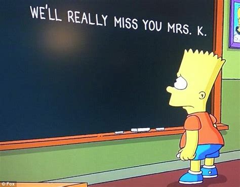Bart Simpson Writes Touching Tribute To Marcia Wallace On Latest