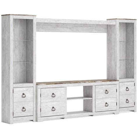 Signature Design By Ashley Tv Stands Willowton W267 68 Large Tv Stand