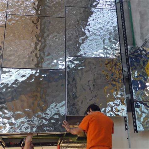 Check out our guide for more information on how to install ceiling fixtures or visit your local ace for advice on installing drop ceiling tiles. Water Wave Shaped Stainless Steel Panels Gold Mirror ...