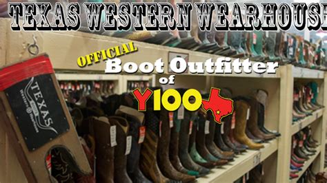 Texas Western Wearhouse Y100 Fm
