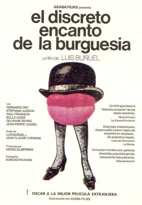 el discreto encanto de la burguesía 1972 dirigida por luis buñuel cartazes de filmes