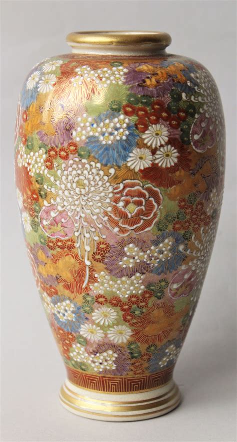 Japanese Satsuma Vase 509023 Uk