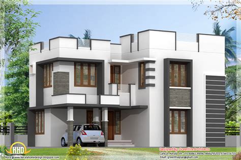 Simple Modern Home Design With 3 Bedroom Kerala House Design Idea