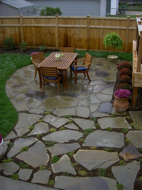 Diy Stone Patio Languageen How To Lay A Stone Patio This Old House