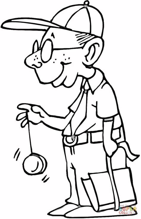 Yoyo Coloring Page at GetColorings.com | Free printable colorings pages