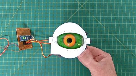 3d Printed Animatronic Eye Mechanism Youtube