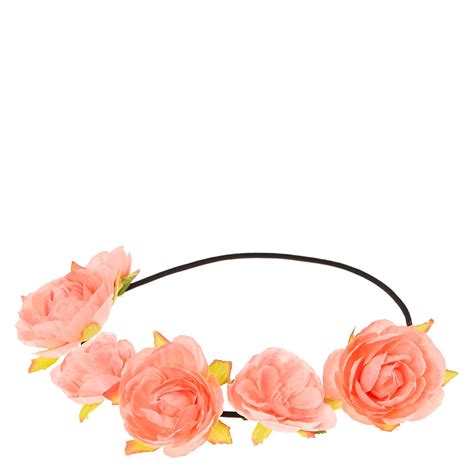 Pink Flower Headwrap Claires Fashion Accessories Jewelry Small