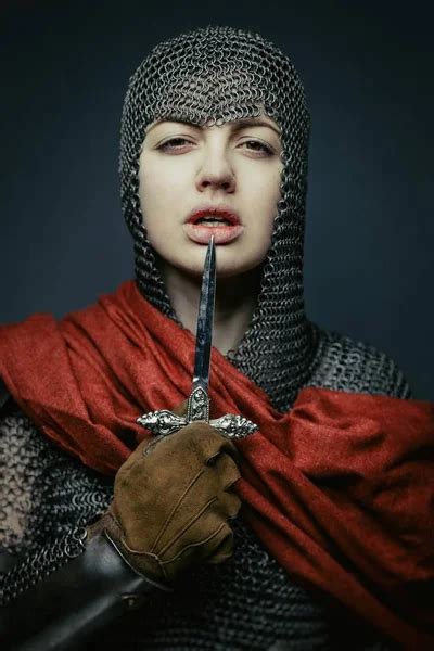 Woman In Knight Armour Stock Photo By ©smmartynenko 144139635