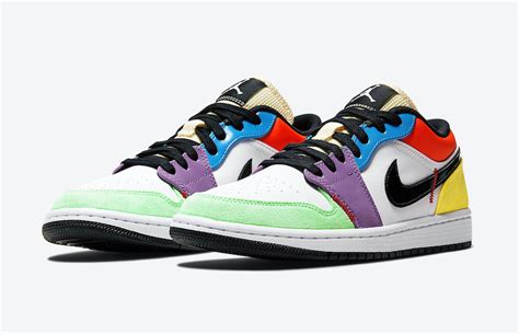Official Photos Of The Air Jordan 1 Low Multicolor Sneakers Cartel